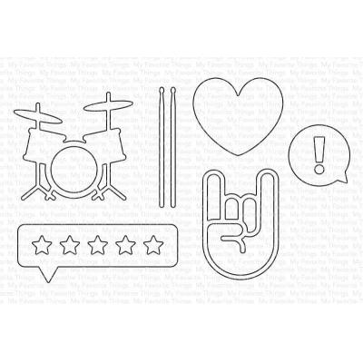 My Favorite Things Die-Namics - Keep On Rockin